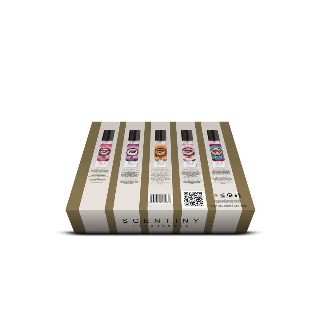5 x 15ML Woman Perfume Set